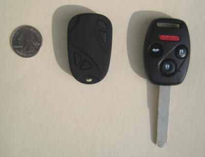Quarter, Video Camera, Car Key